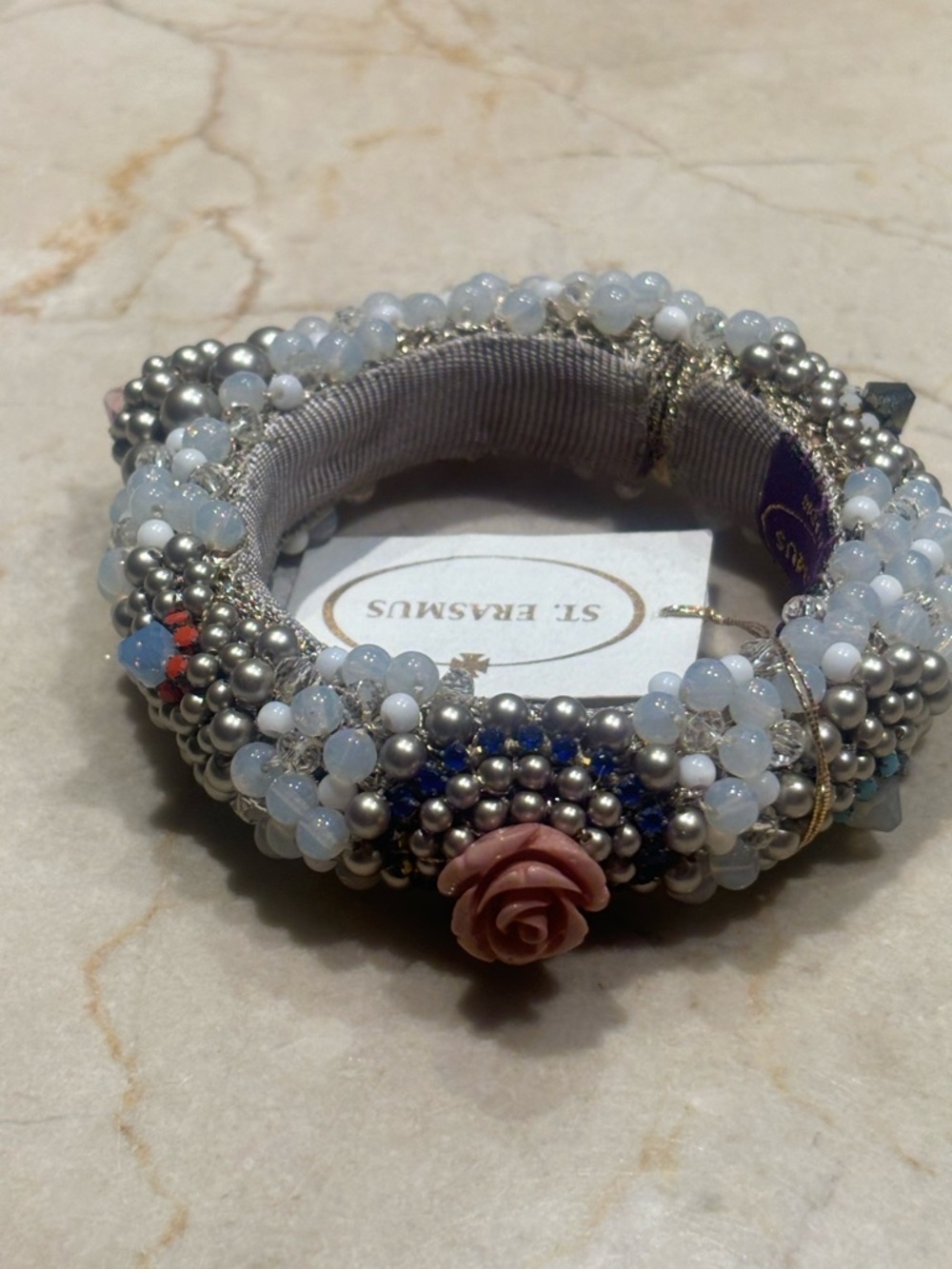 NEW ST. ERASMUS CRYSTAL BRACELET $495